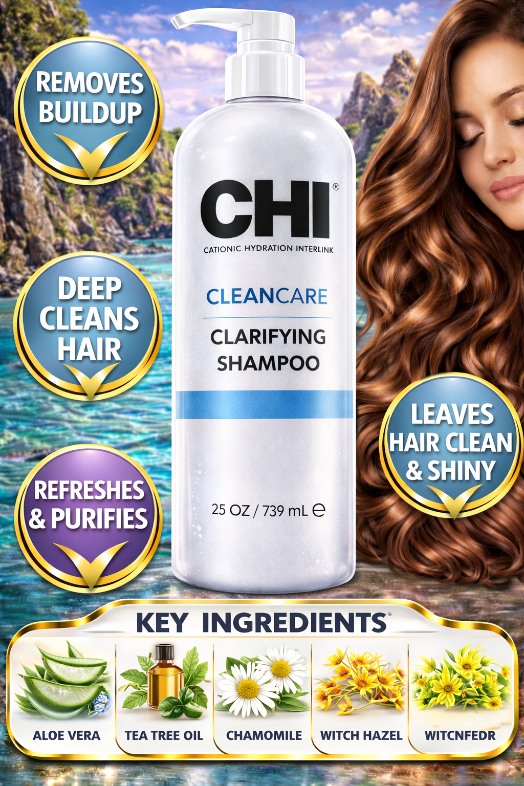 Chi Cleancare Clarifying Shampoo 25 oz