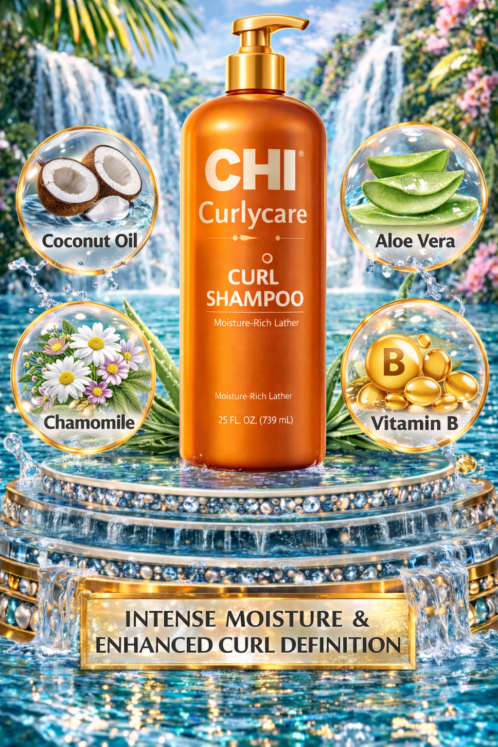 Chi Curlycare Curl Shampoo 25 oz