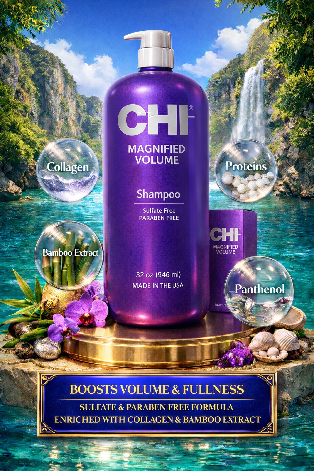 Chi Magnified Volume Shampoo 32 oz