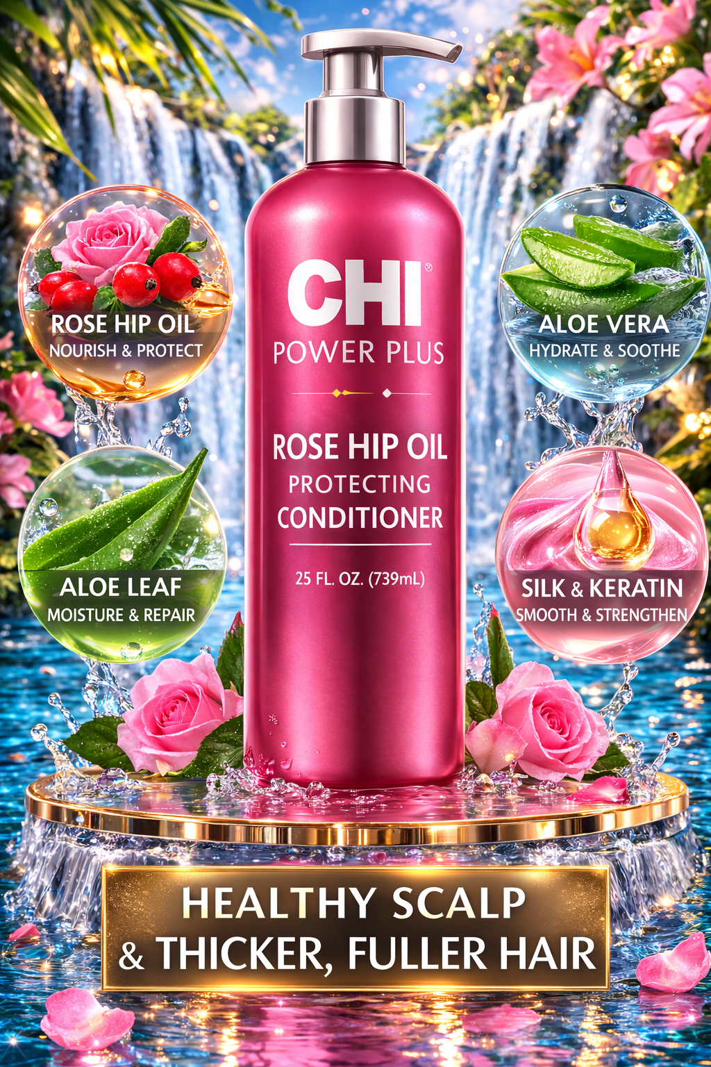 Chi Rose Hip Oil Protecting Conditioner 25 oz