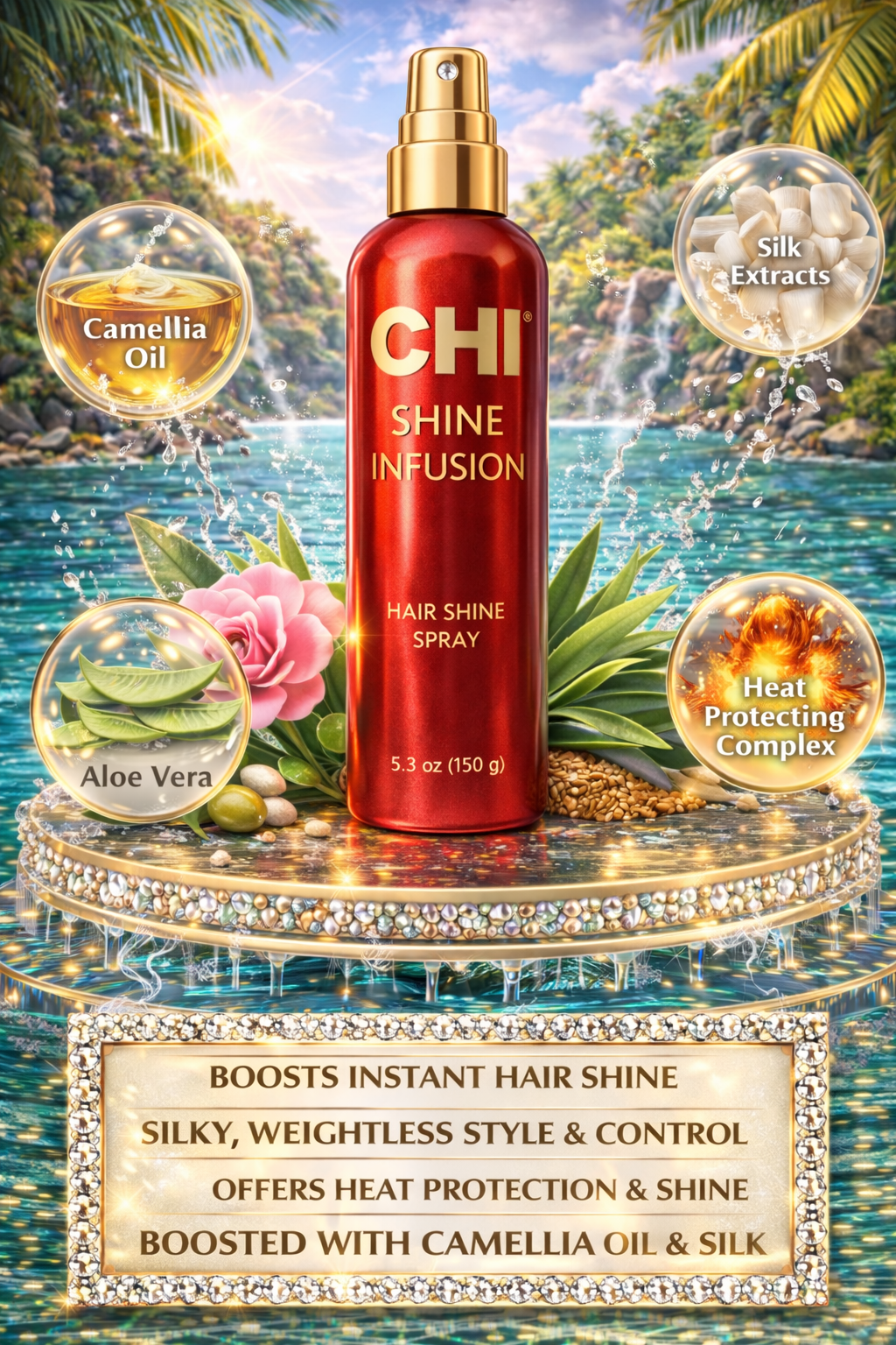 Chi Shine Infusion Hair Shine Spray 5.3 oz