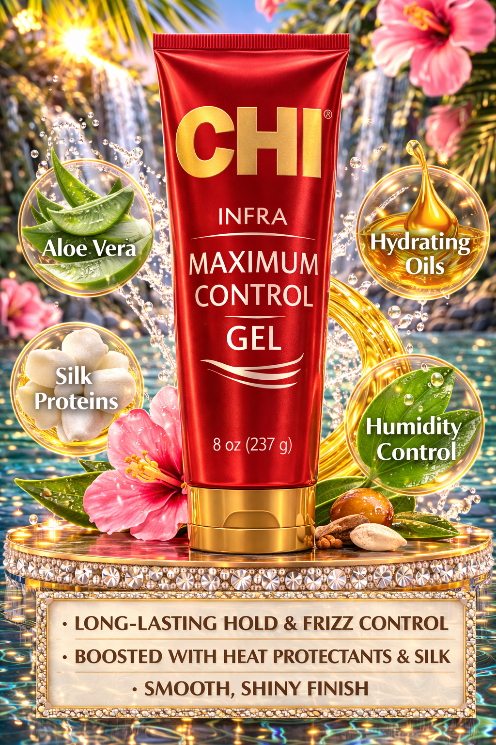 Chi Infra Maximum Control Gel 8 oz