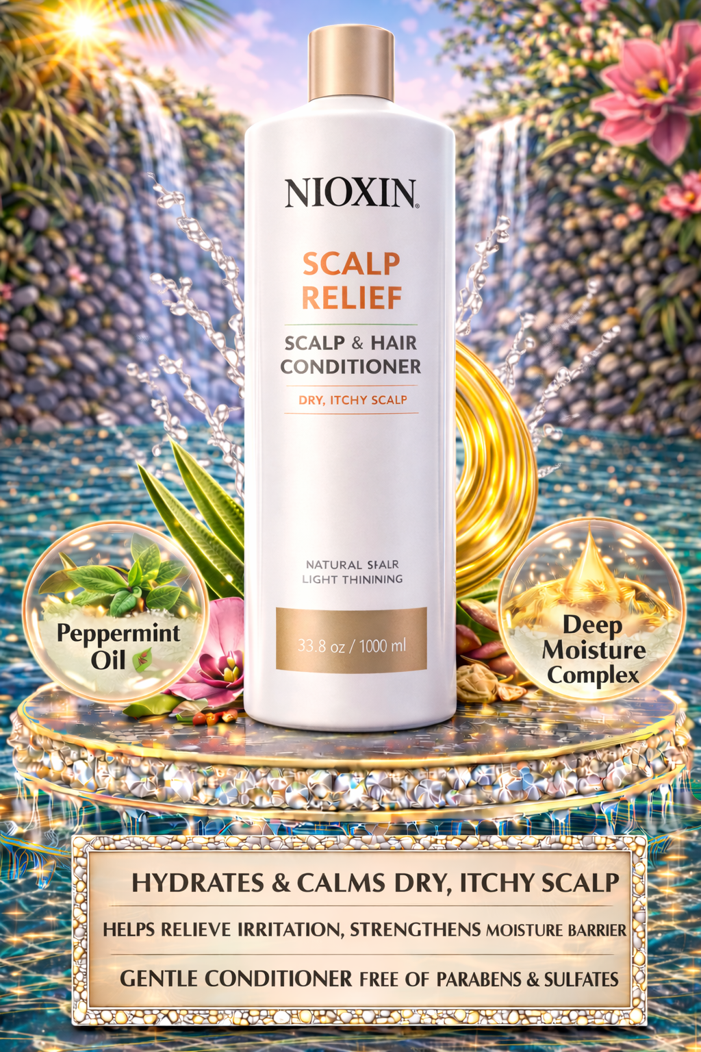 Nioxin Scalp Relief Scalp & Hair Conditioner 33.8 oz