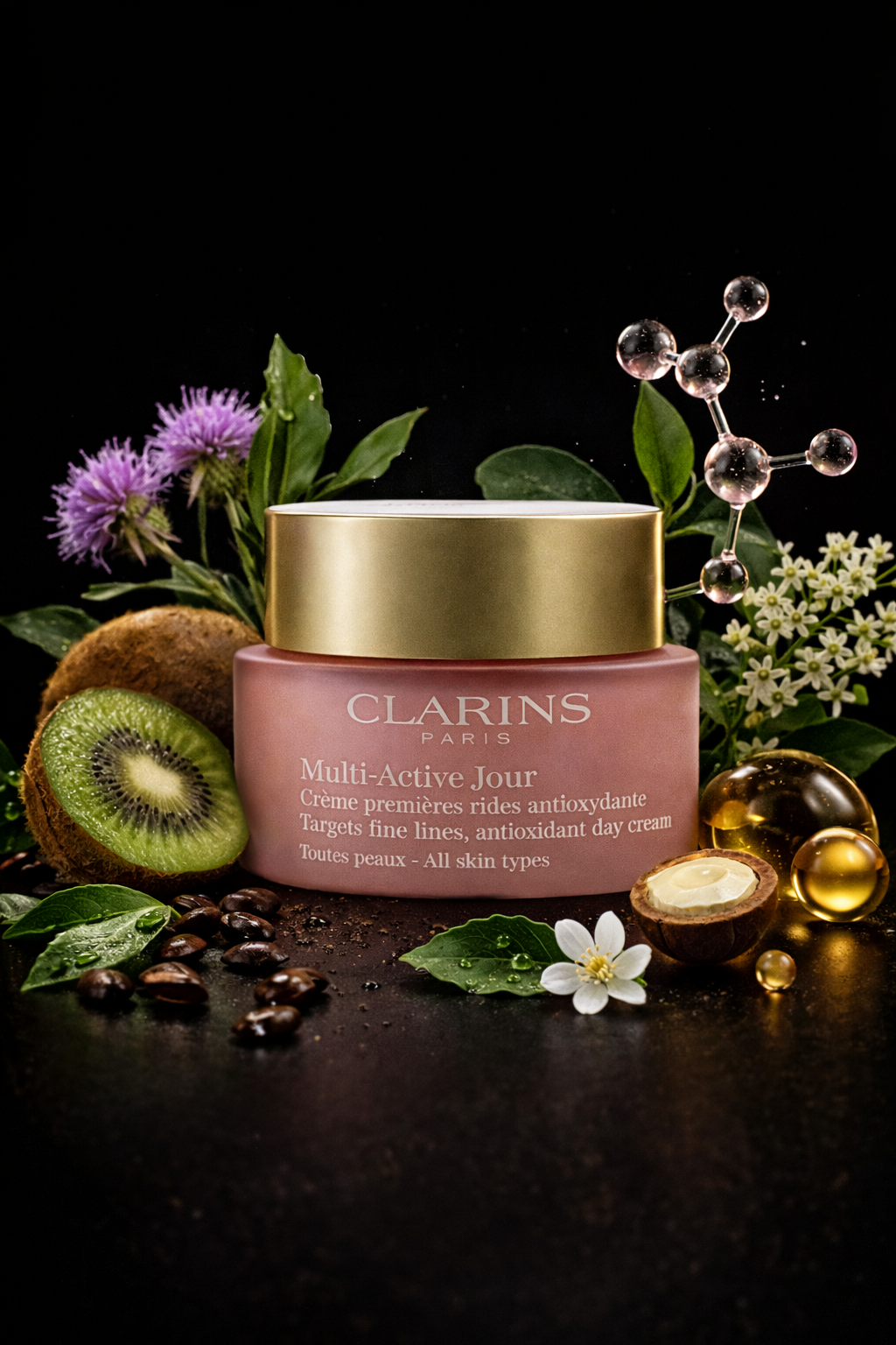 Clarins women Multi-Active Day Targets Fine Lines Antioxidant Day Cream - For All Skin Types 50ml/1.6oz