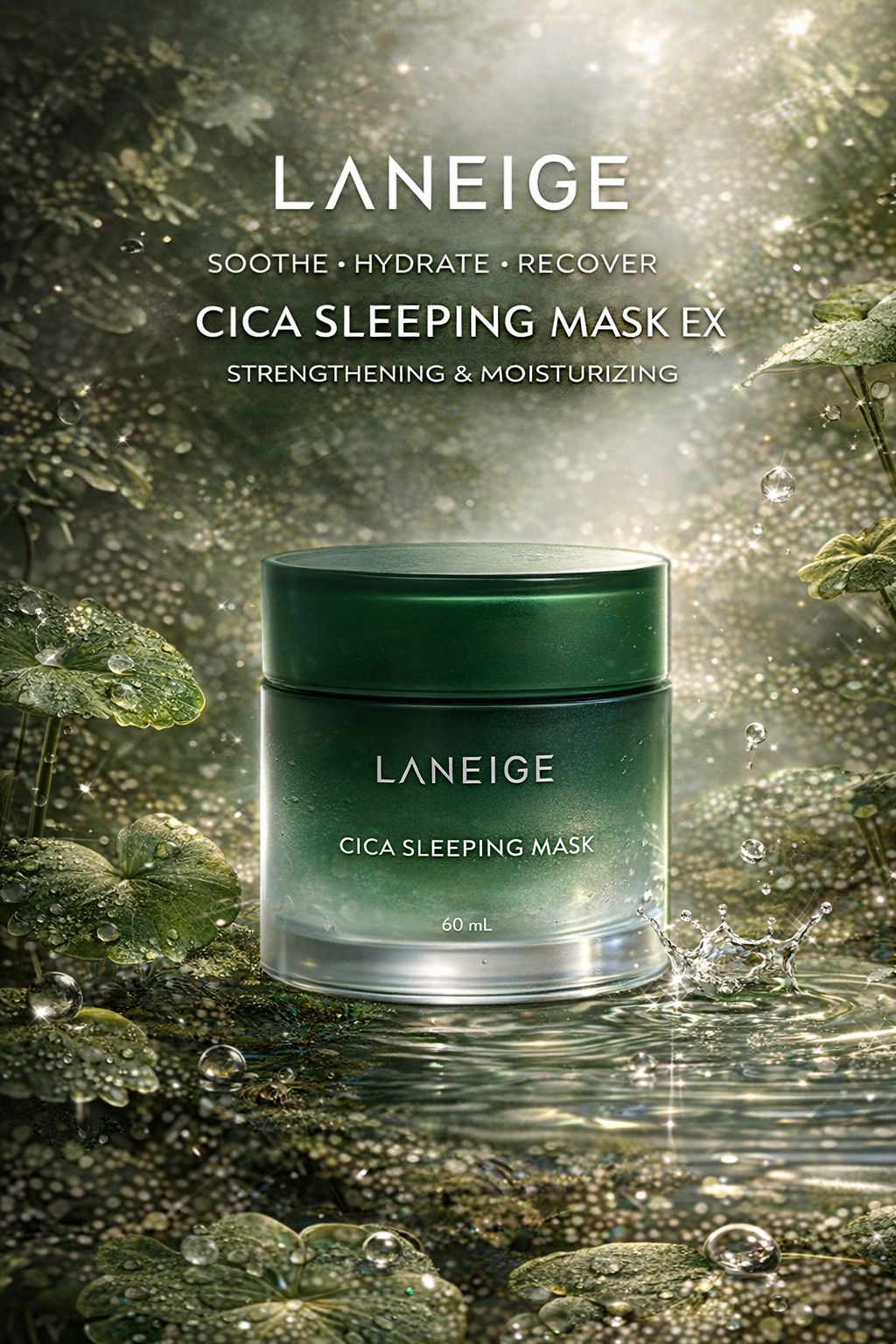 Laneige women Cica Sleeping Mask 60ml/2oz