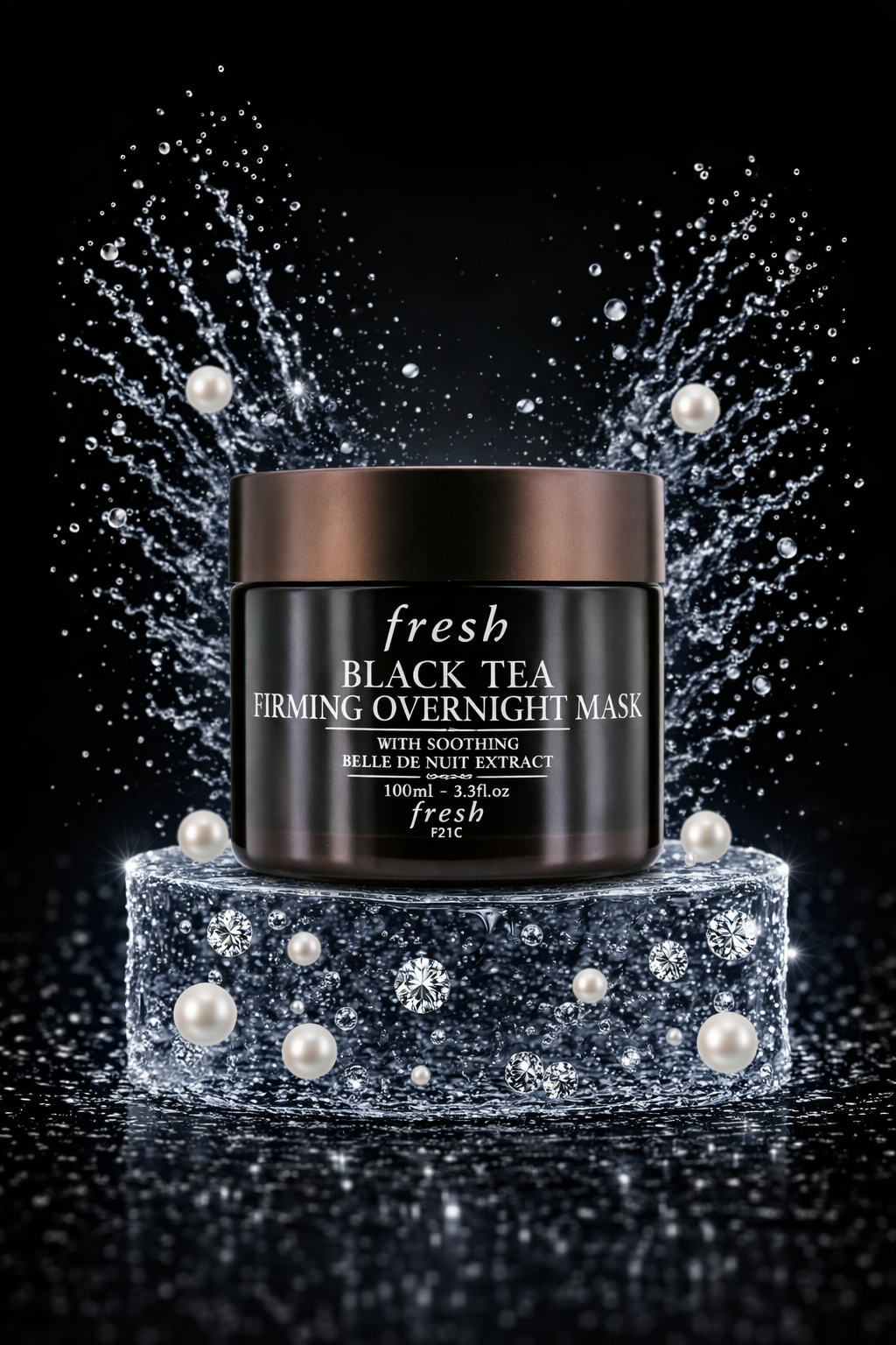 Fresh women Black Tea Firming Overnight Mask 100ml/3.3oz