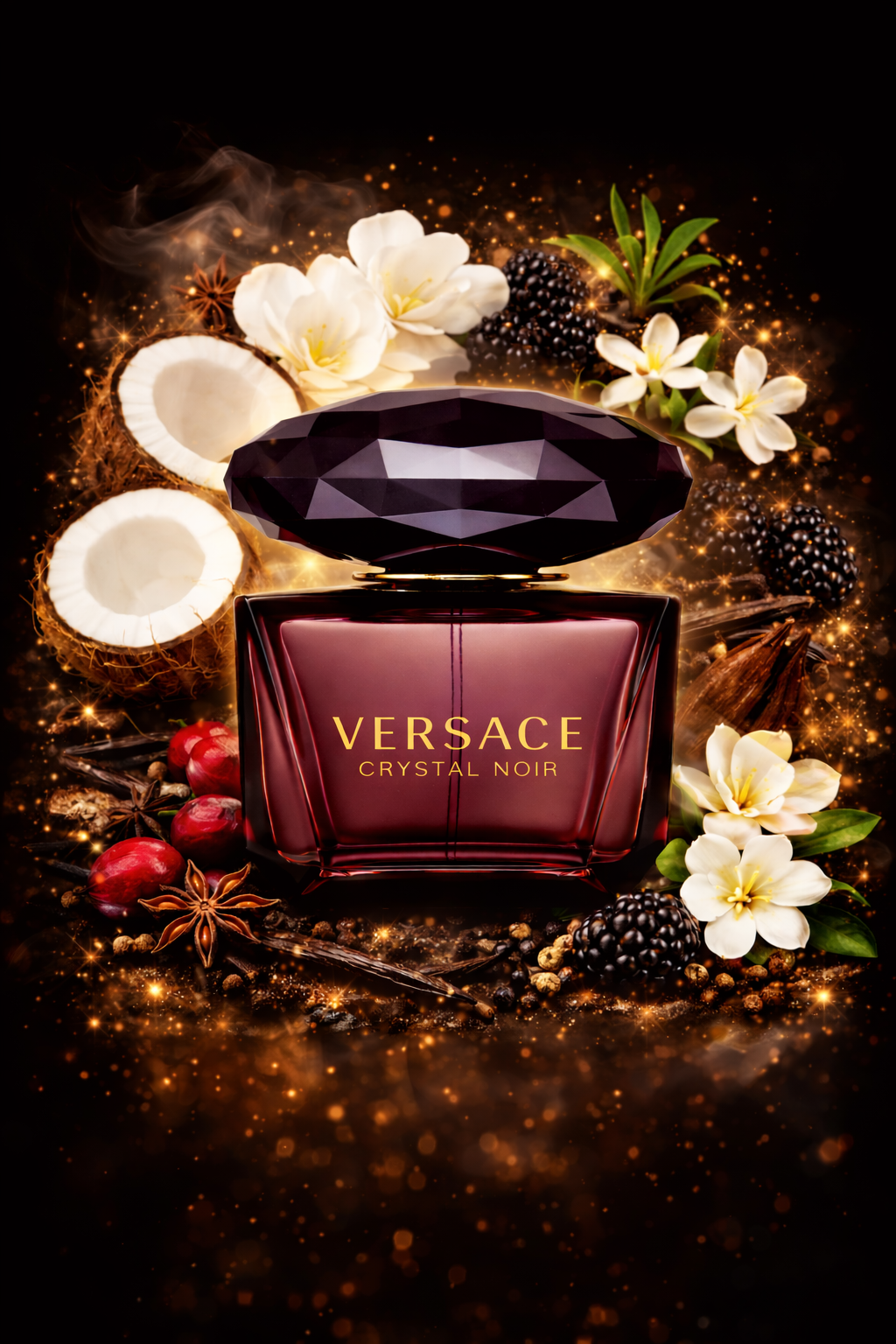 Versace Crystal Noir women Parfum Spray 3 oz Tester