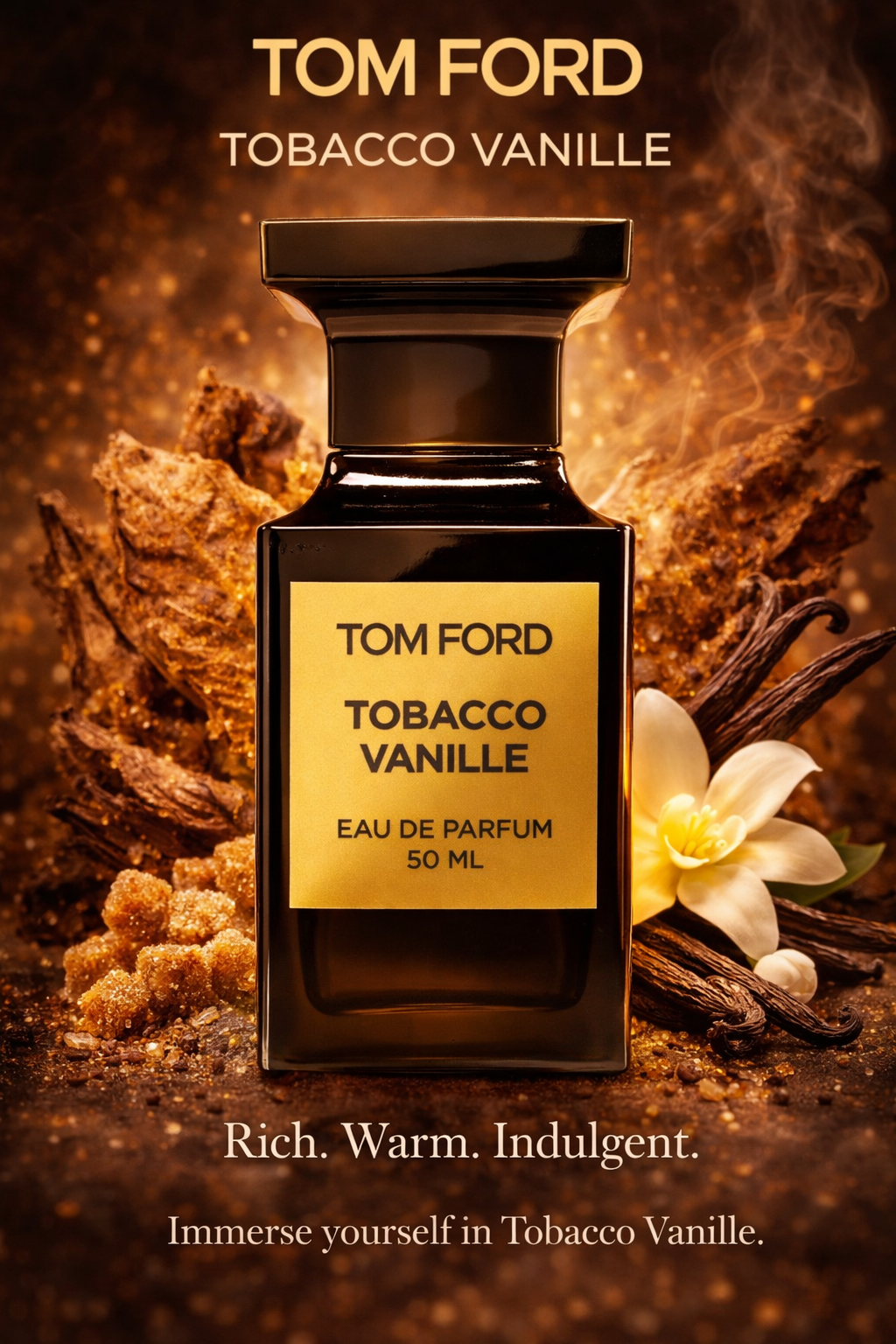 Tom Ford Tobacco Vanille Eau De Parfum Spray 3.4 oz