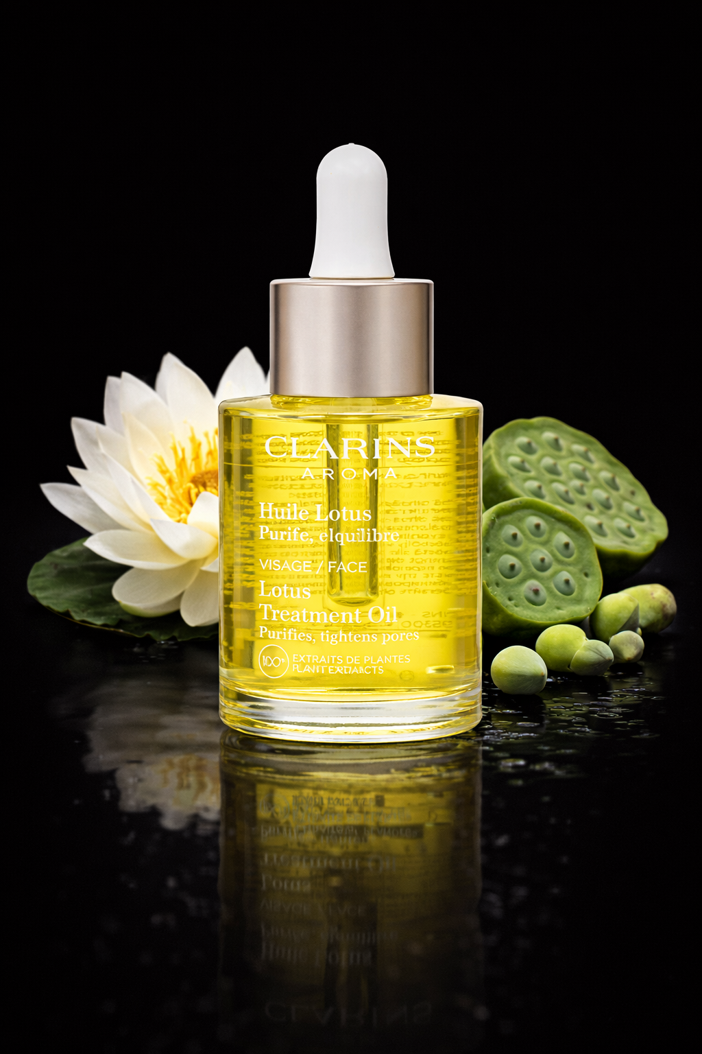 Clarins Face Oil Face Treatment Oil - Lotus (For Oily Or Combination Skin) 30ml/1oz