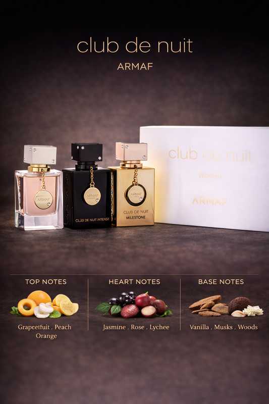 Armaf Variety unisex 3 Piece Variety With Club De Nuit Intense & Club De Nuit & Club De Nuit Milestone And All Are Eau De Parfum Spray 1 oz