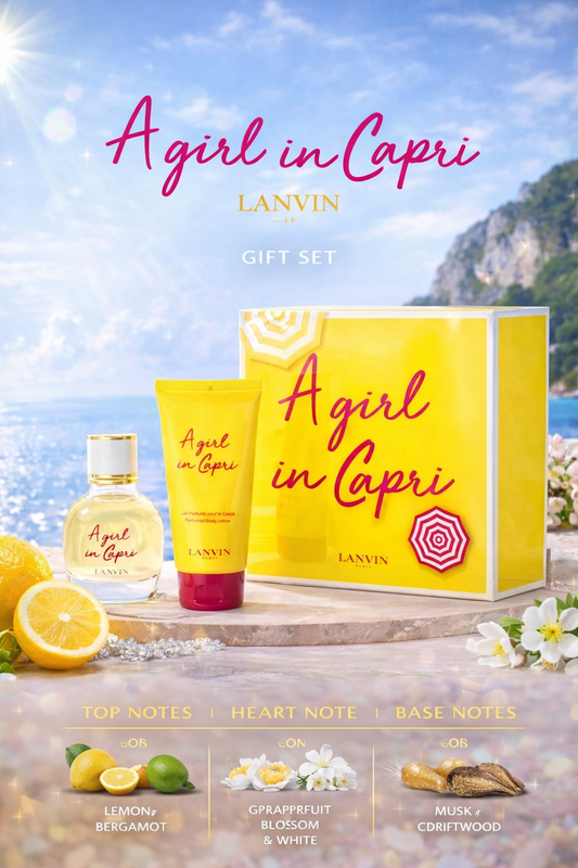 A Girl In Capri Eau De Toilette Spray 1.7 oz & Body Lotion 3.4 oz