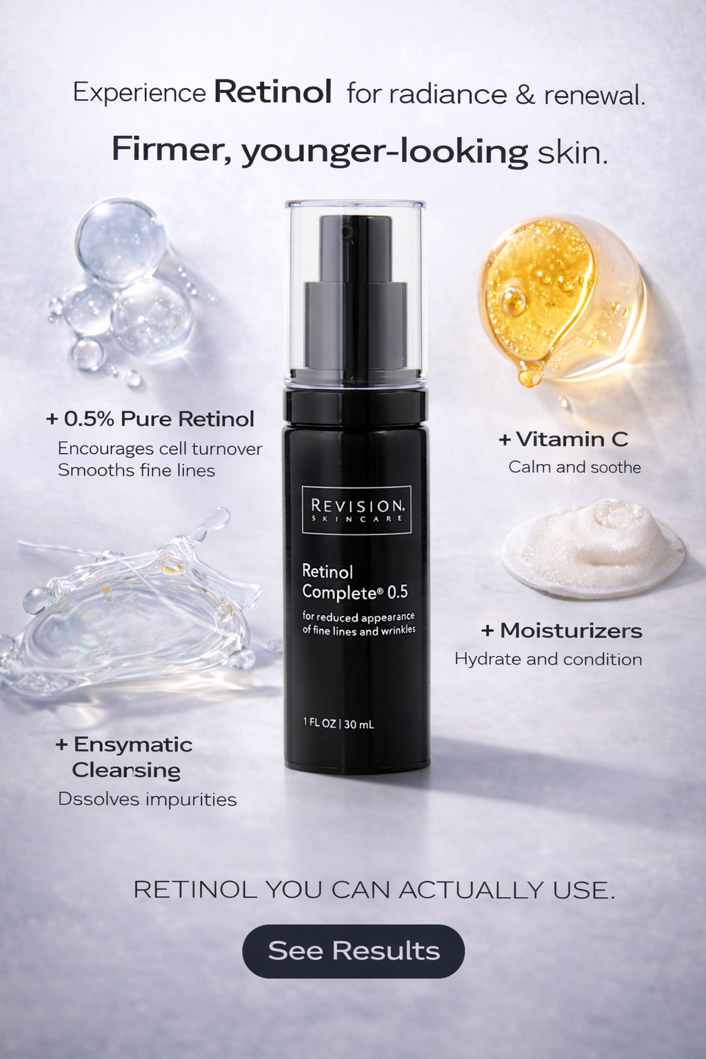 Revision Skincare unisex Retinol Complete 0.5 30ml/1oz