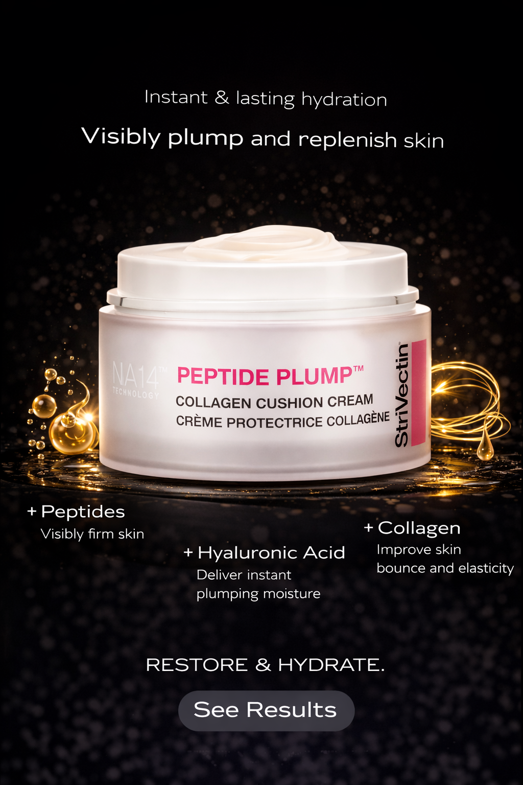 Strivectin women Peptide Plump Collagen Cushion Cream 50ml/1.7oz