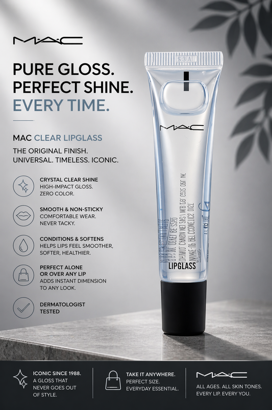 Mac women Clear Lip Glass 15ml/0.5g