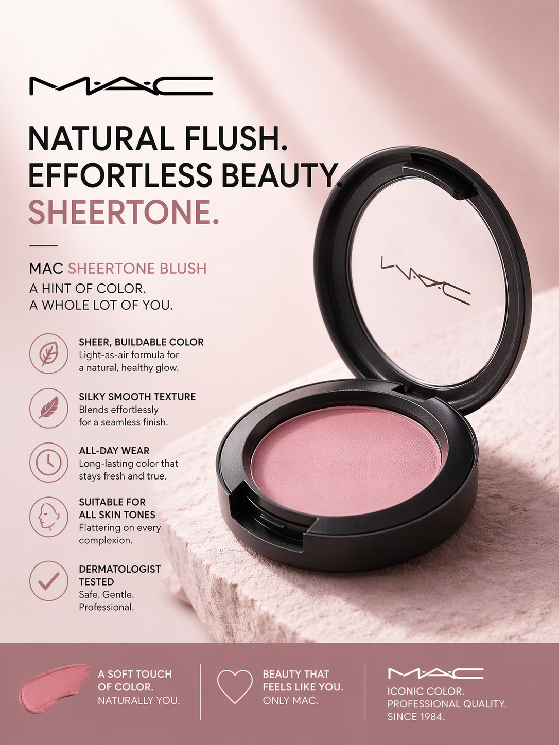Mac women Sheertone Blush Blushbaby 6g/0.21oz