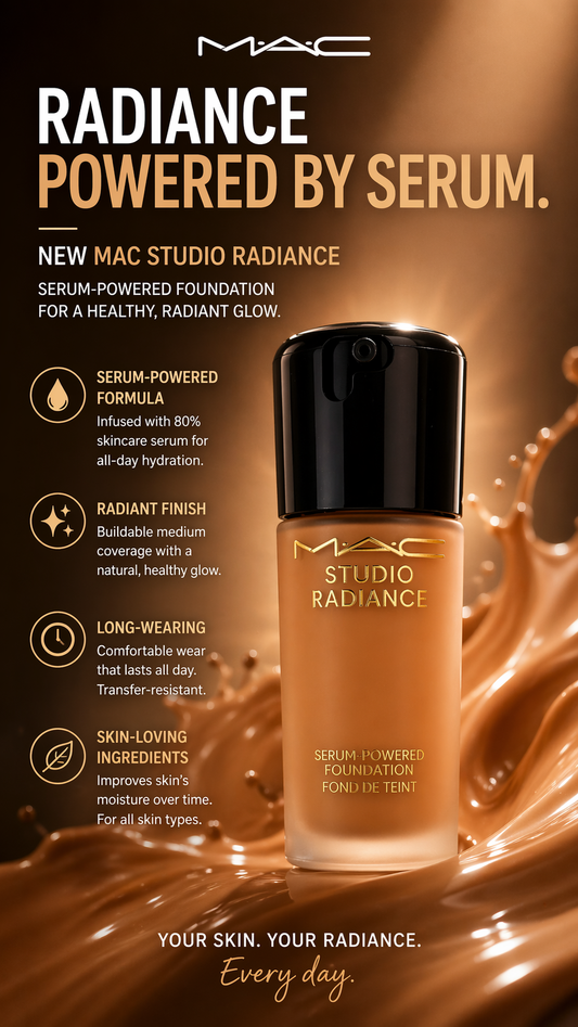 Mac women Studio Radiance Serum-Powered Foundation # Nc17 30ml/1oz