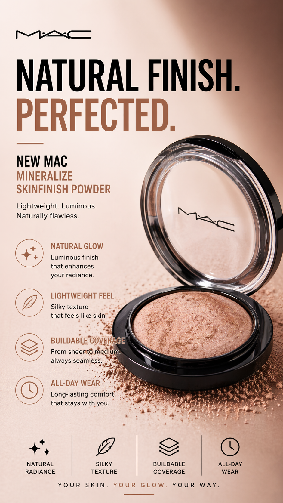 Mac women Mineralize Skinfinish Powder Cheeky Bronzer 10g/0.35oz