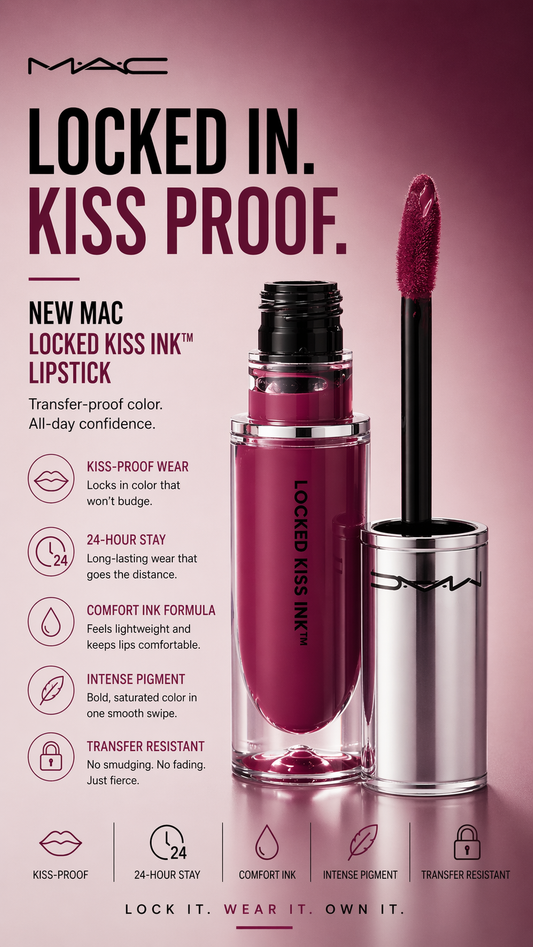 Mac women Locked Kiss Ink Lipstick # Opulence 4ml/0.14oz