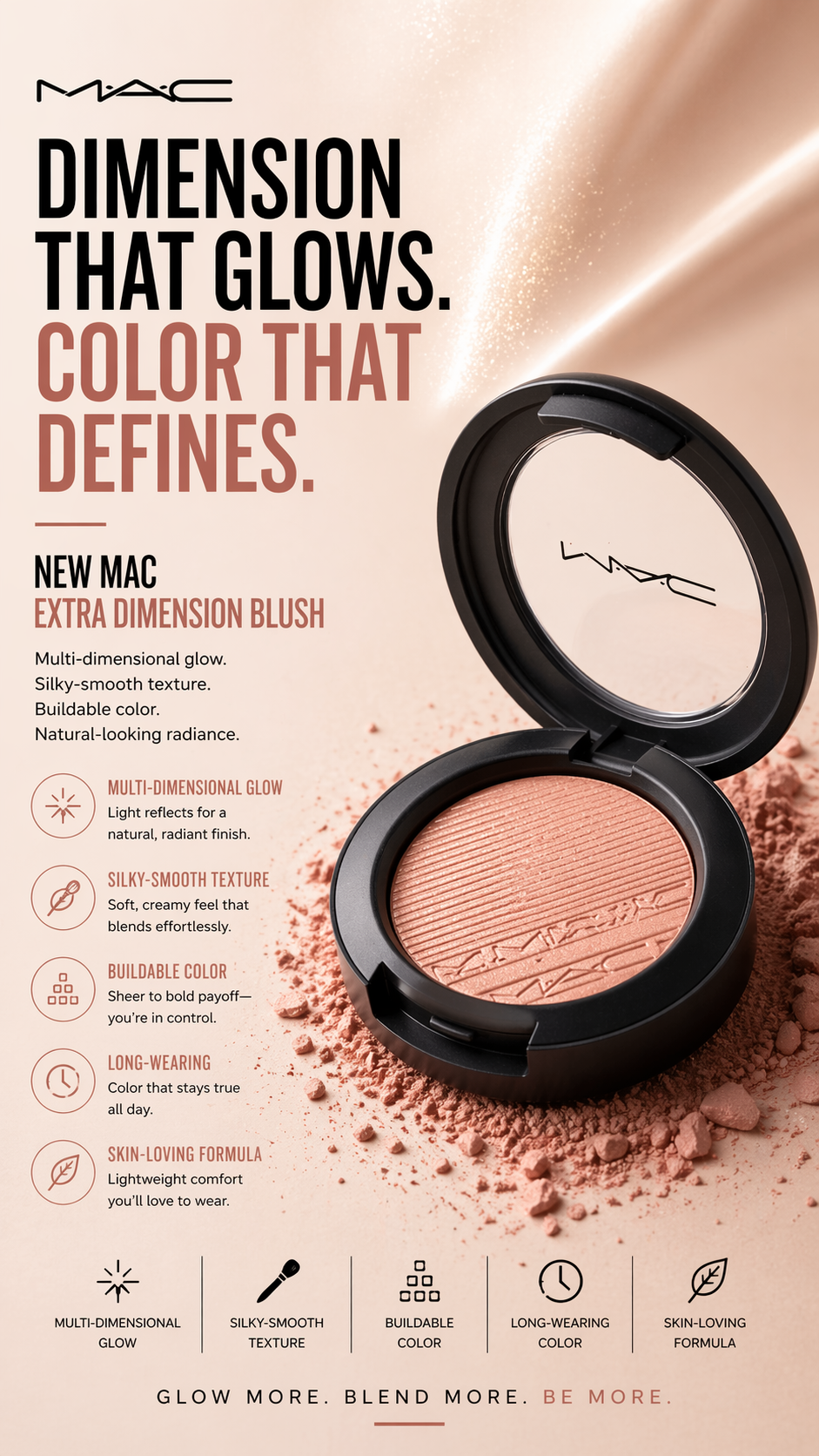 Mac women Extra Dimension Blush Fairly Precious 4g/0.14oz
