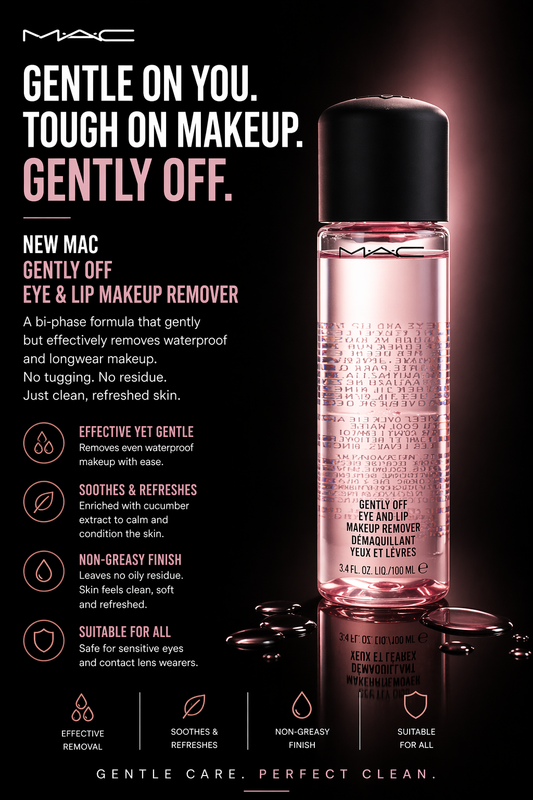 Mac women Gently Off Eye & Lip Makeup Remover 100ml/3.4oz