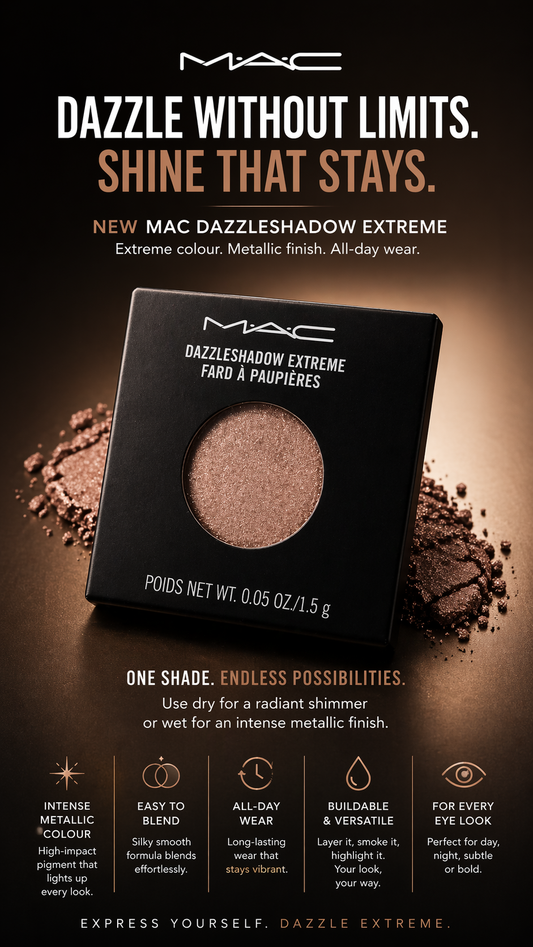 MAC Dazzleshadow Dazzleshadow Extreme Eyeshadow Pro Palette Refill Yes To Sequins 1.5g/0.05oz