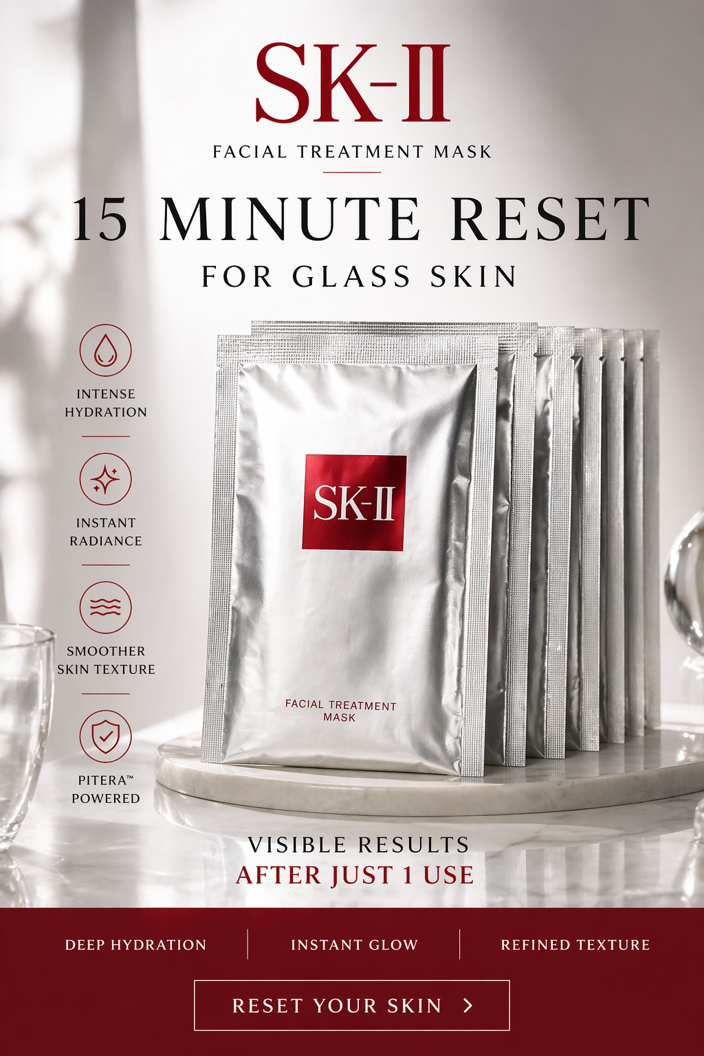 Sk II women Facial Treatment Mask 10sheets