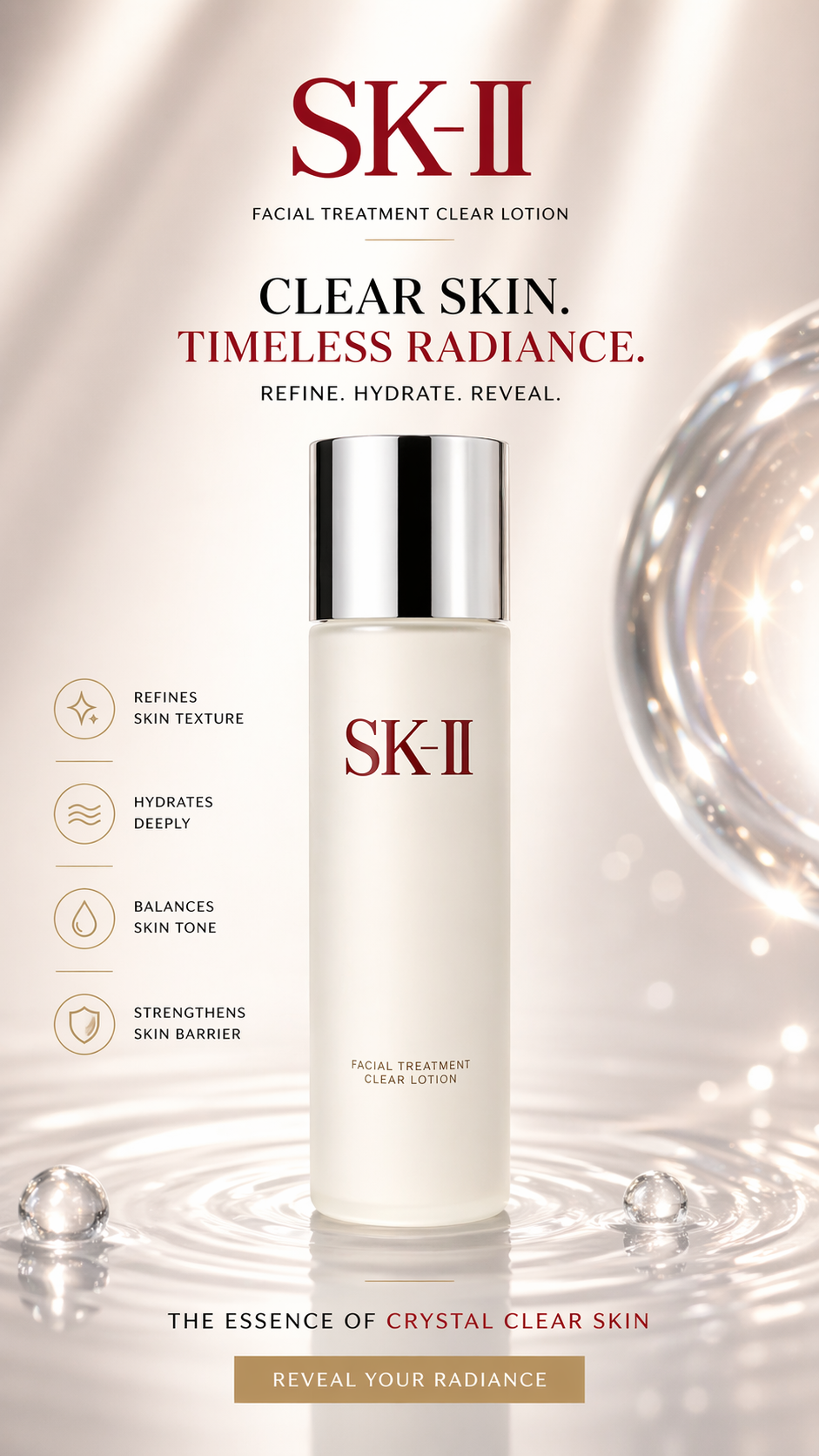 Sk Ii Facial Treatment Clear Lotion 160ml/5.33oz