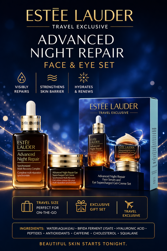 Estee Lauder Advanced Night Repair Synchronized Multi-Recovery Complex 50ml + Advanced Night Repair Eye Supercharged Gel-Creme 15ml --2pcs