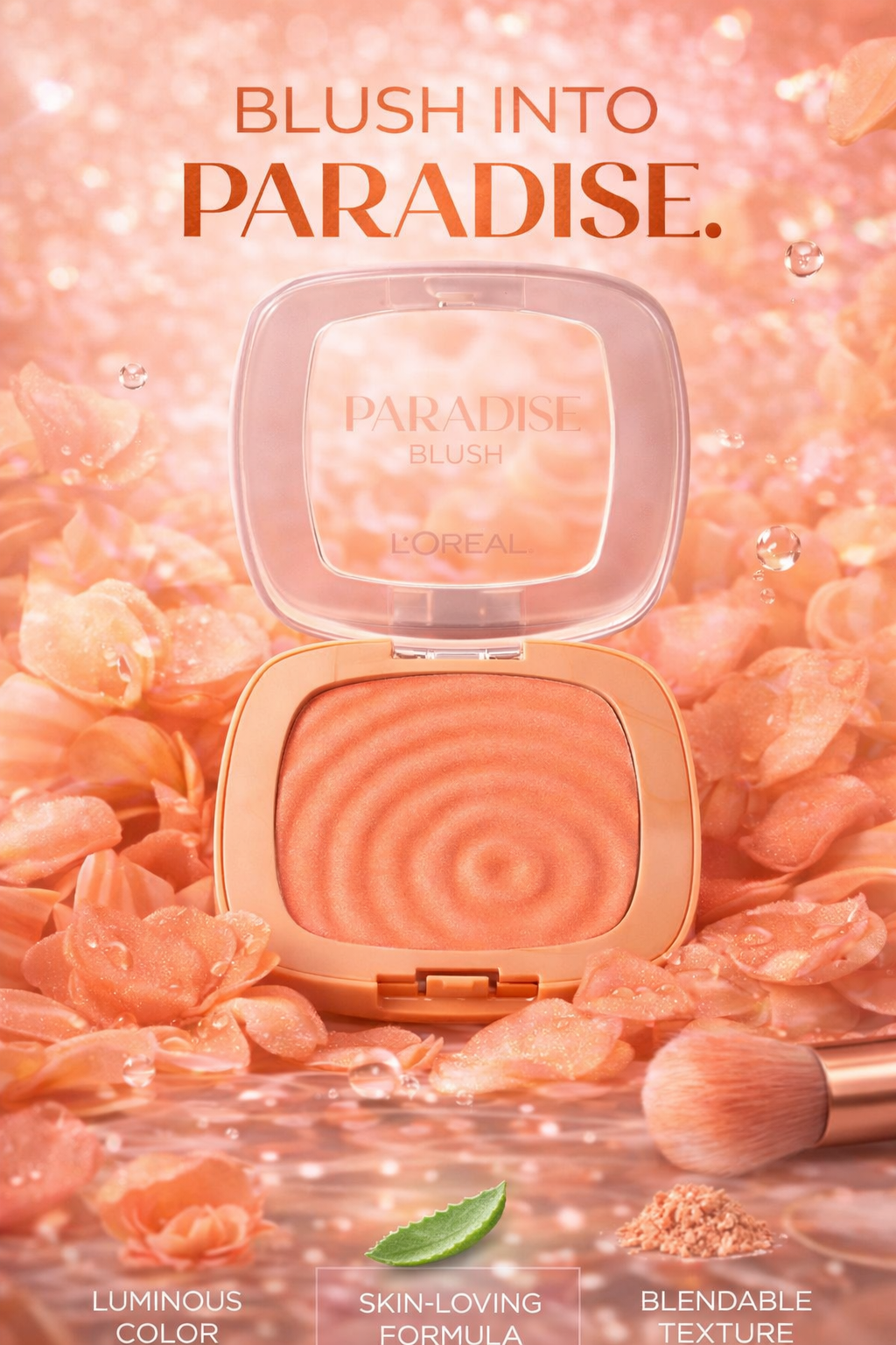 L'Oreal women Life's A Peach Skin Awakening Blush #01 Peach Addict 9g/0.31oz