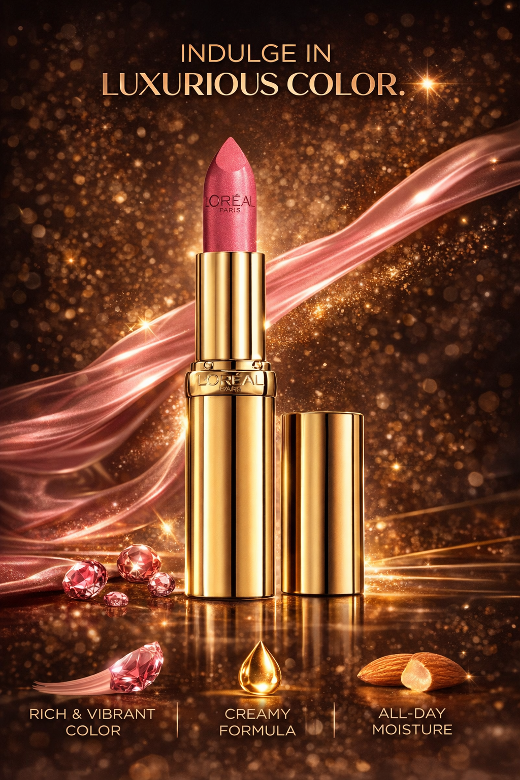L'Oreal women Colour Riche Lipstick #453 Rose Cream 3.6g/0.13oz
