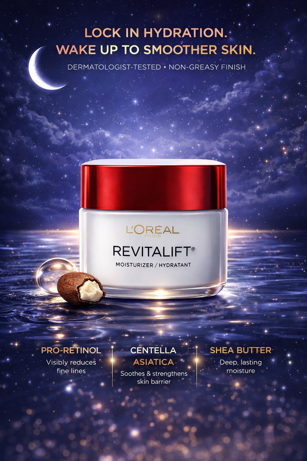 L'Oreal women Revitalift Anti-Wrinkle + Firming Face/ Neck Contour Cream 48g/1.7oz
