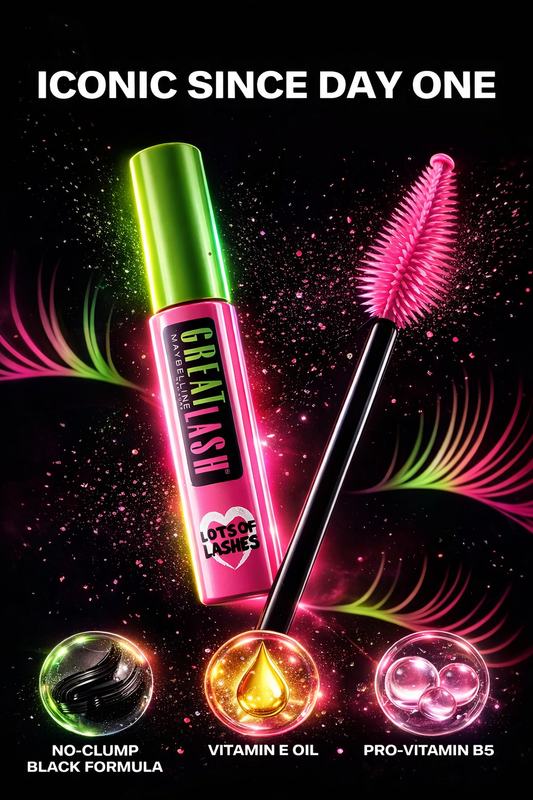 Maybelline women Great Lash Waterproof Mascara #111 Very Black 12.7ml/0.43oz