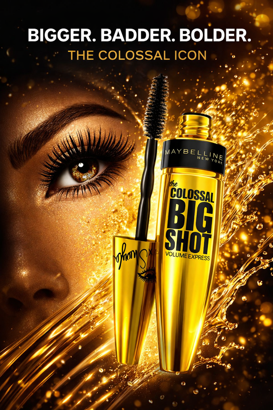 Maybelline women Volum' Express The Colossal Big Shot # Very Black 9.5ml/0.32oz