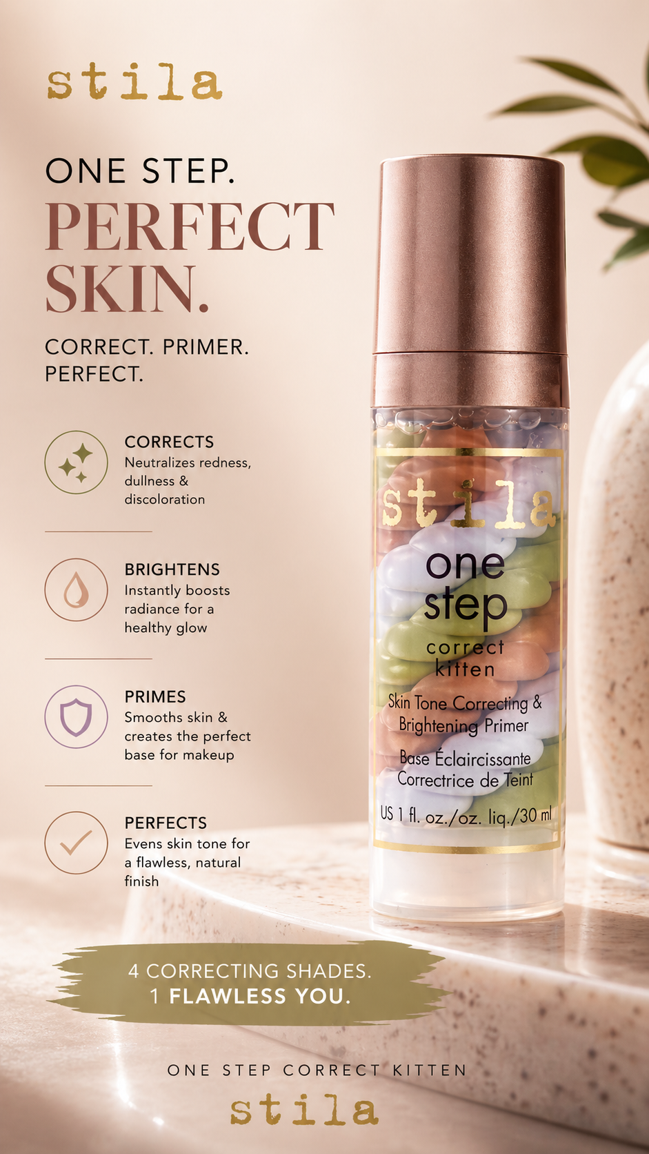 Stila Women One Step Correct Kitten 30ml/1oz