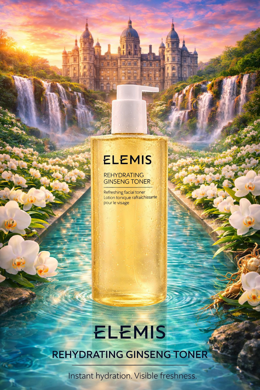 Elemis women Rehydrating Ginseng Toner 500ml/16.9oz