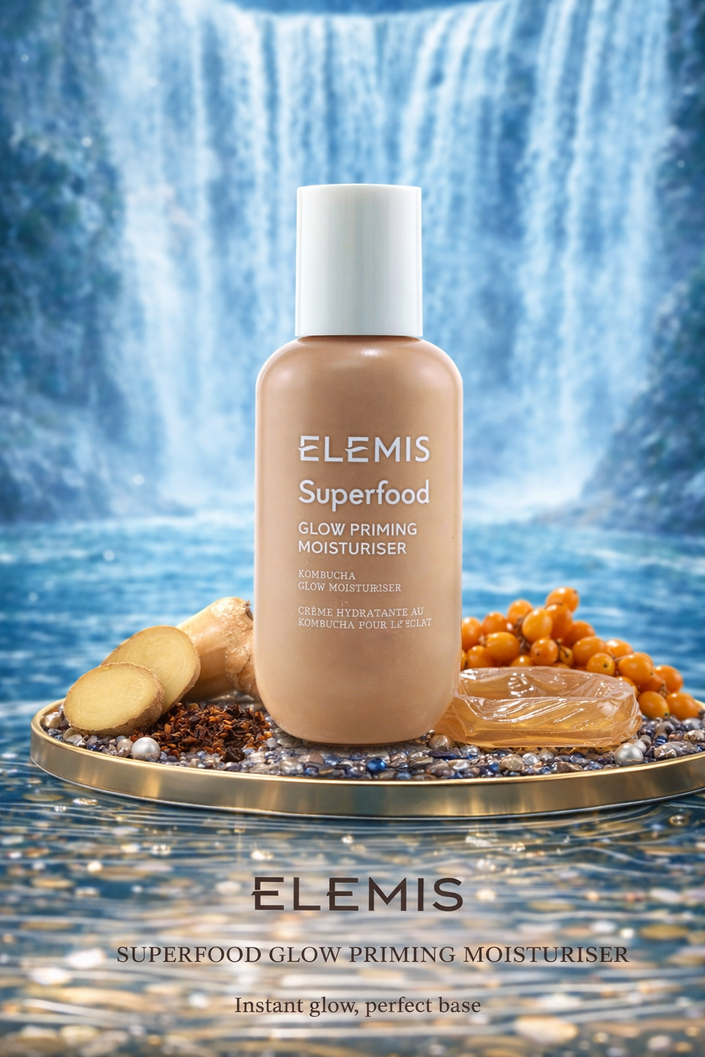 Elemis women Superfood Glow Priming Moisturiser 60ml/2oz