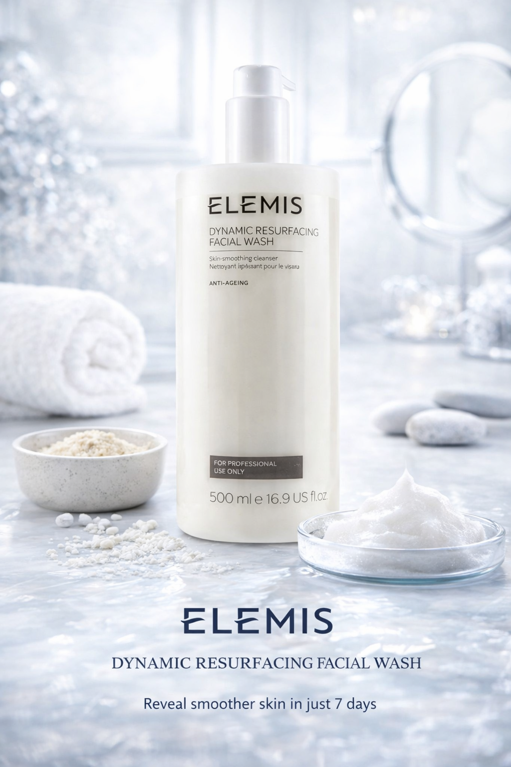 Elemis women Dynamic Resurfacing Facial Wash (Salon Size) 500ml/16.9oz