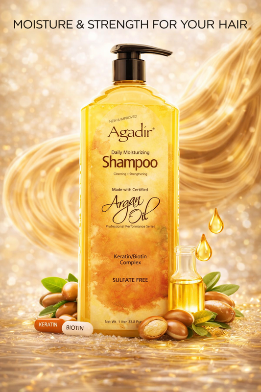 Agadir unisex Argan Oil Daily Moisturizing Shampoo Sulfate Free 33.8 oz