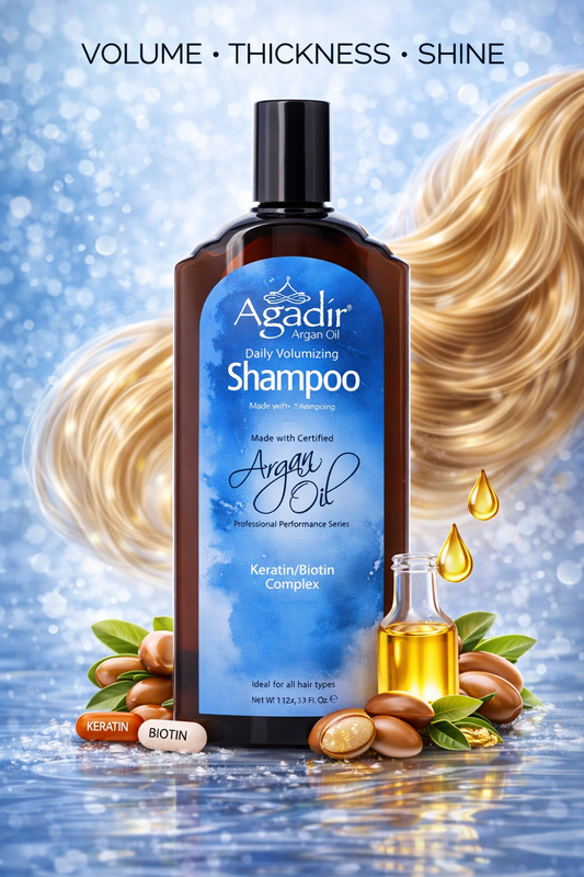 Agadir unisex Argan Oil Daily Volumizing Shampoo - Sulfate Free 12.4 oz