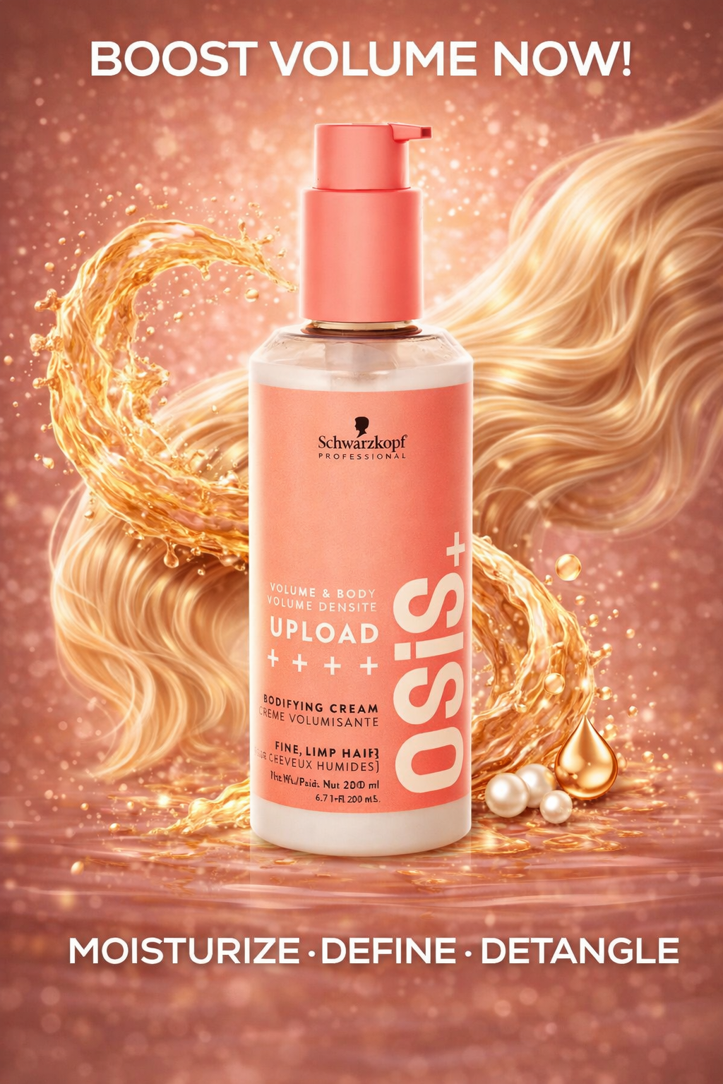 Schwarzkopf women Osis+ Upload Bodifying Cream 6.76 oz