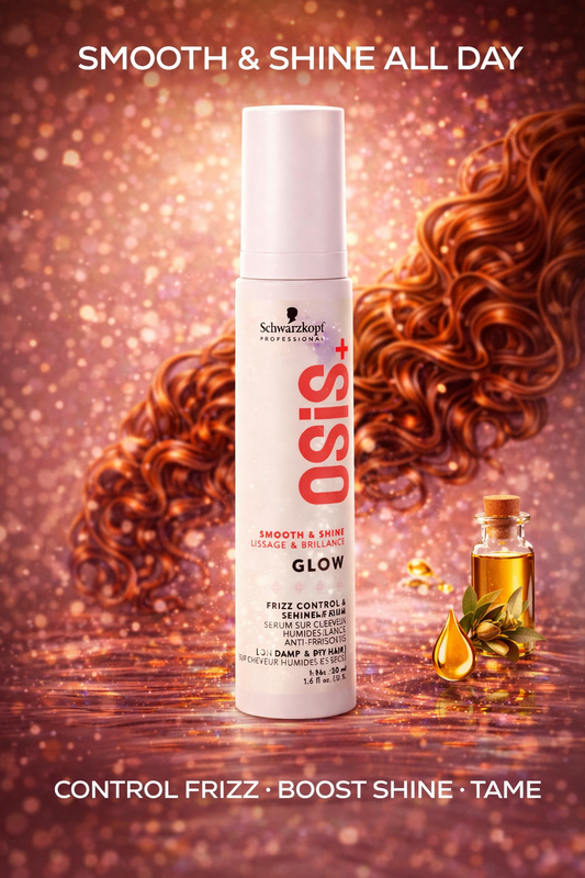 Schwarzkopf women Osis+ Glow Frizz Control & Shine Serum 1.69 oz
