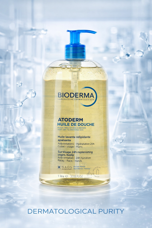 Bioderma women Atoderm Soothing Lipid-Replenishing Cleansing Oil 1000ml/33.8oz