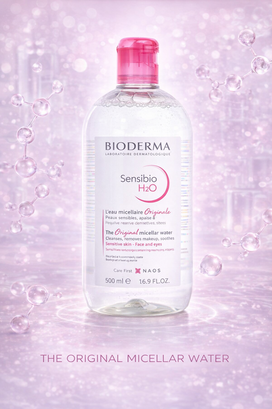 Bioderma women Sensibio H2o Micelle Solution With Pump (For Sensitive Skin) 500ml/16.7oz