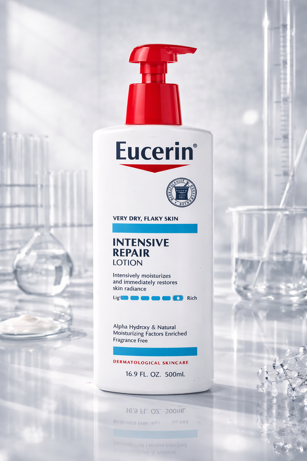 Eucerin women Intensive Repair Lotion For Very Dry Skin (Fragrance Free) 500ml/16.9oz