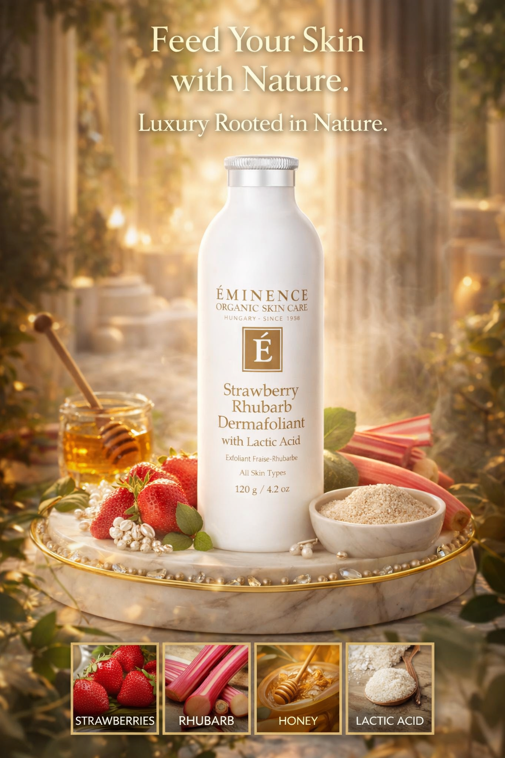 Eminence women Strawberry Rhubarb Dermafoliant 120g/4.2oz