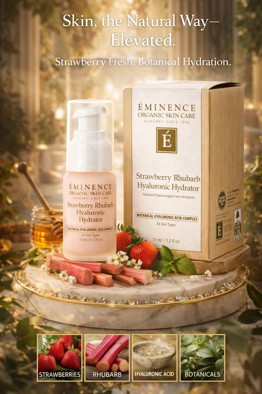 Eminence women Strawberry Rhubarb Hyaluronic Hydrator 35ml/1.2oz