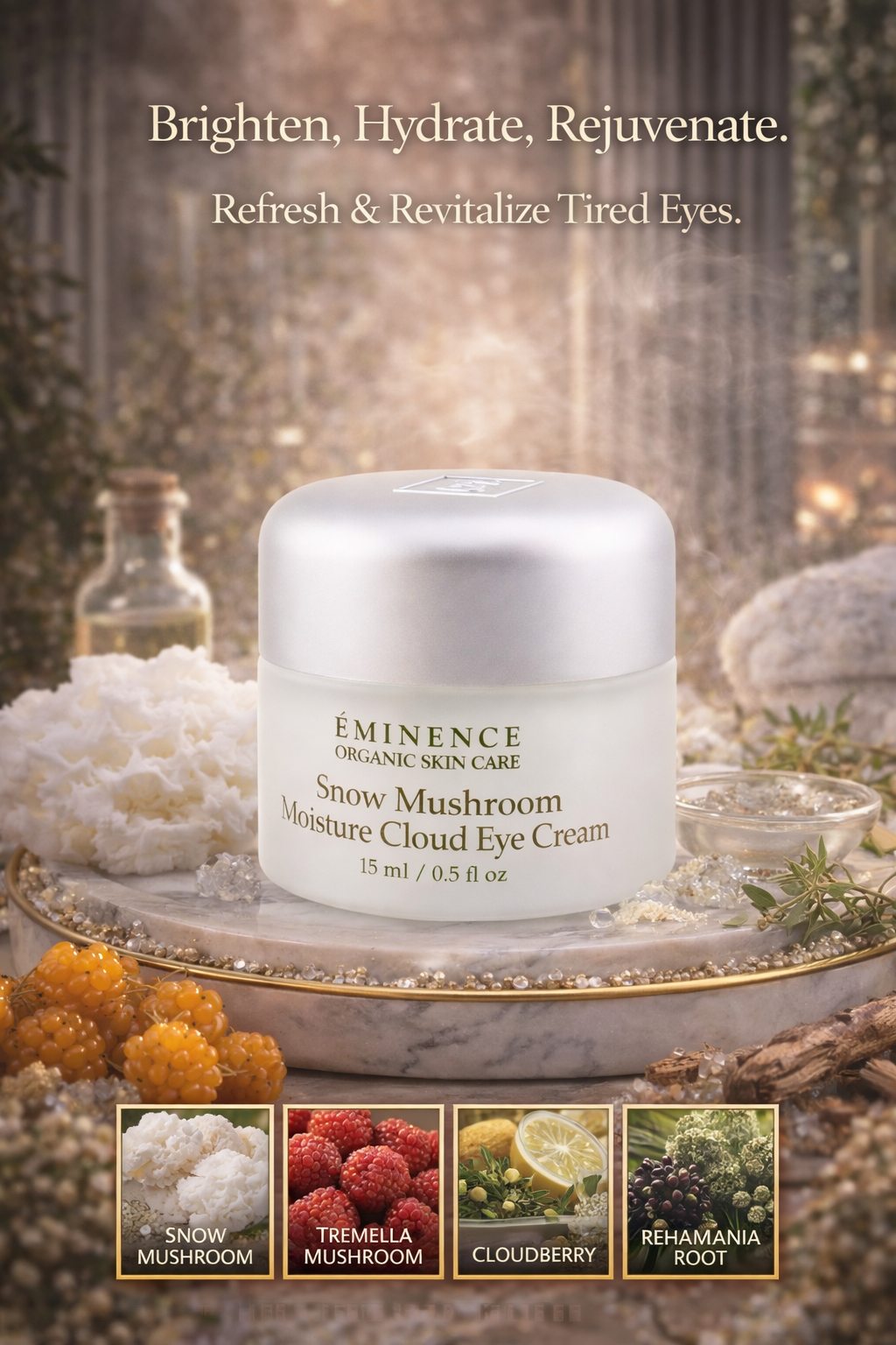Eminence women Snow Mushroom Moisture Cloud Eye Cream 15ml/1.5oz