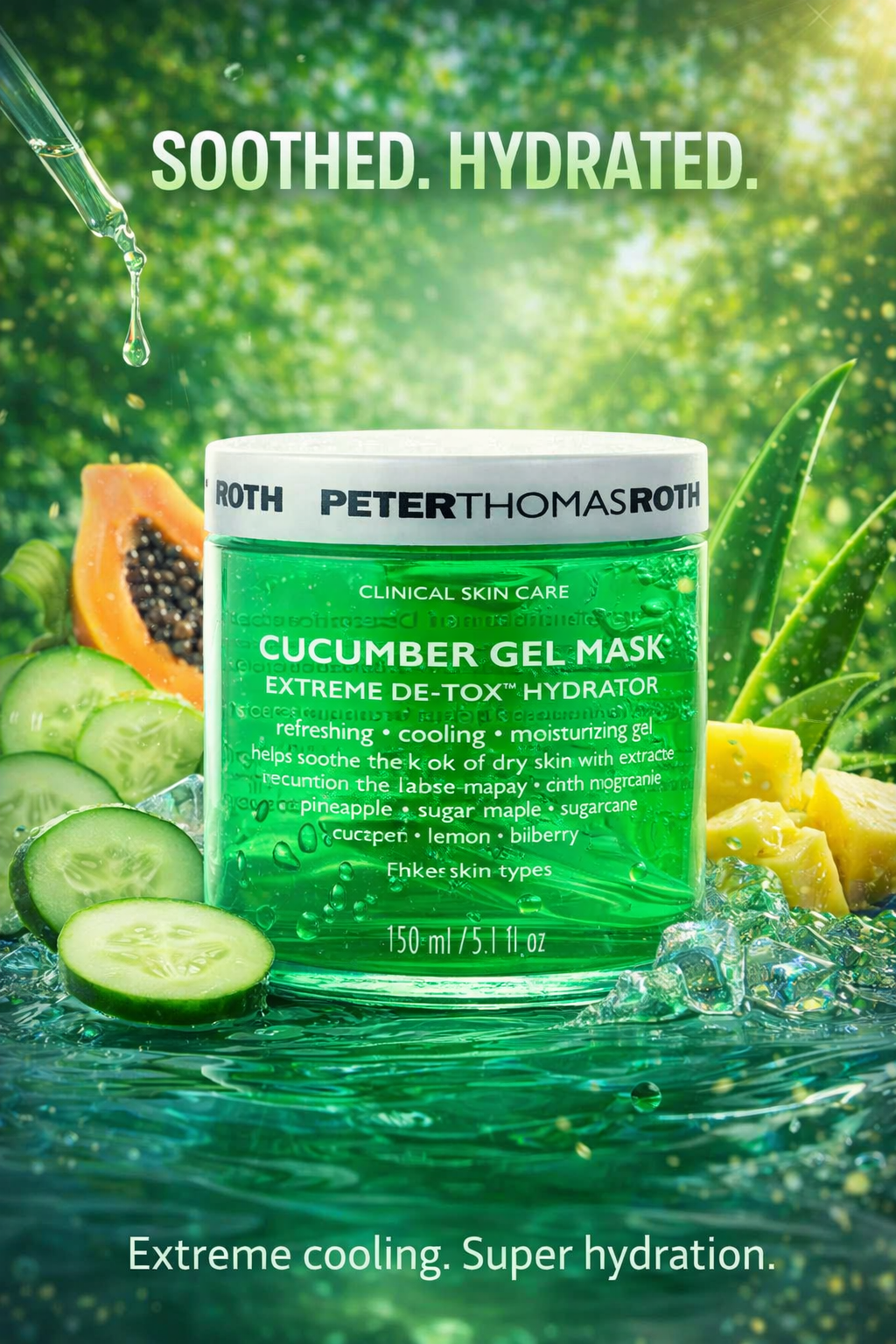 Peter Thomas Roth women Cucumber Gel Mask 150ml/5.3oz