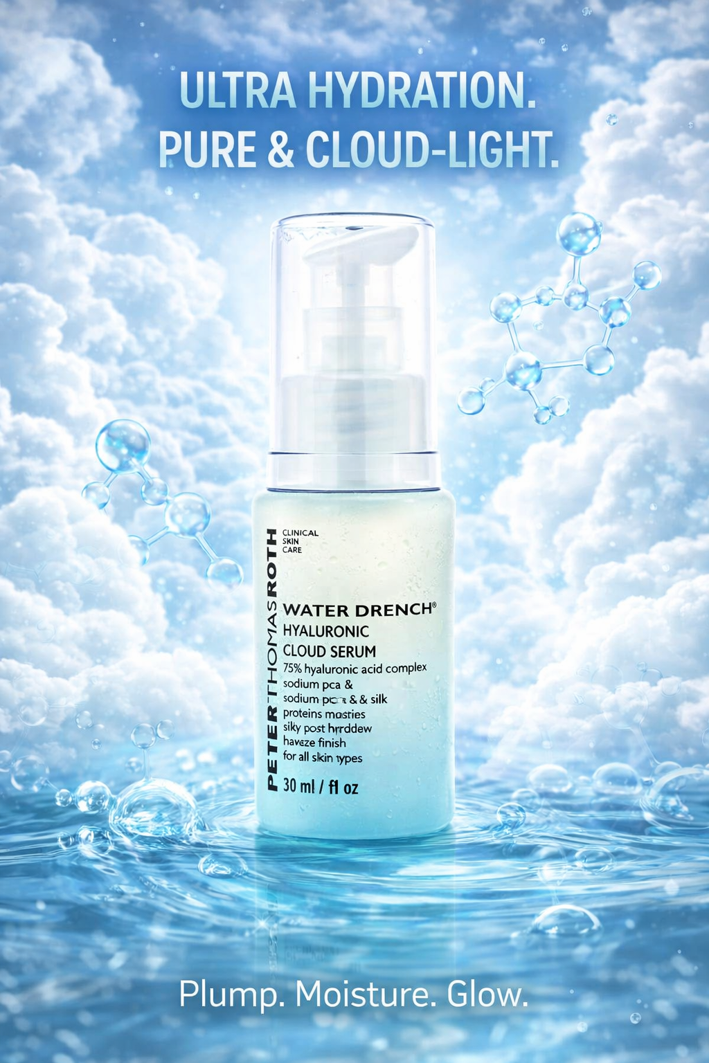 Peter Thomas Roth women Water Drench Hyaluronic Cloud Serum 30ml/1oz