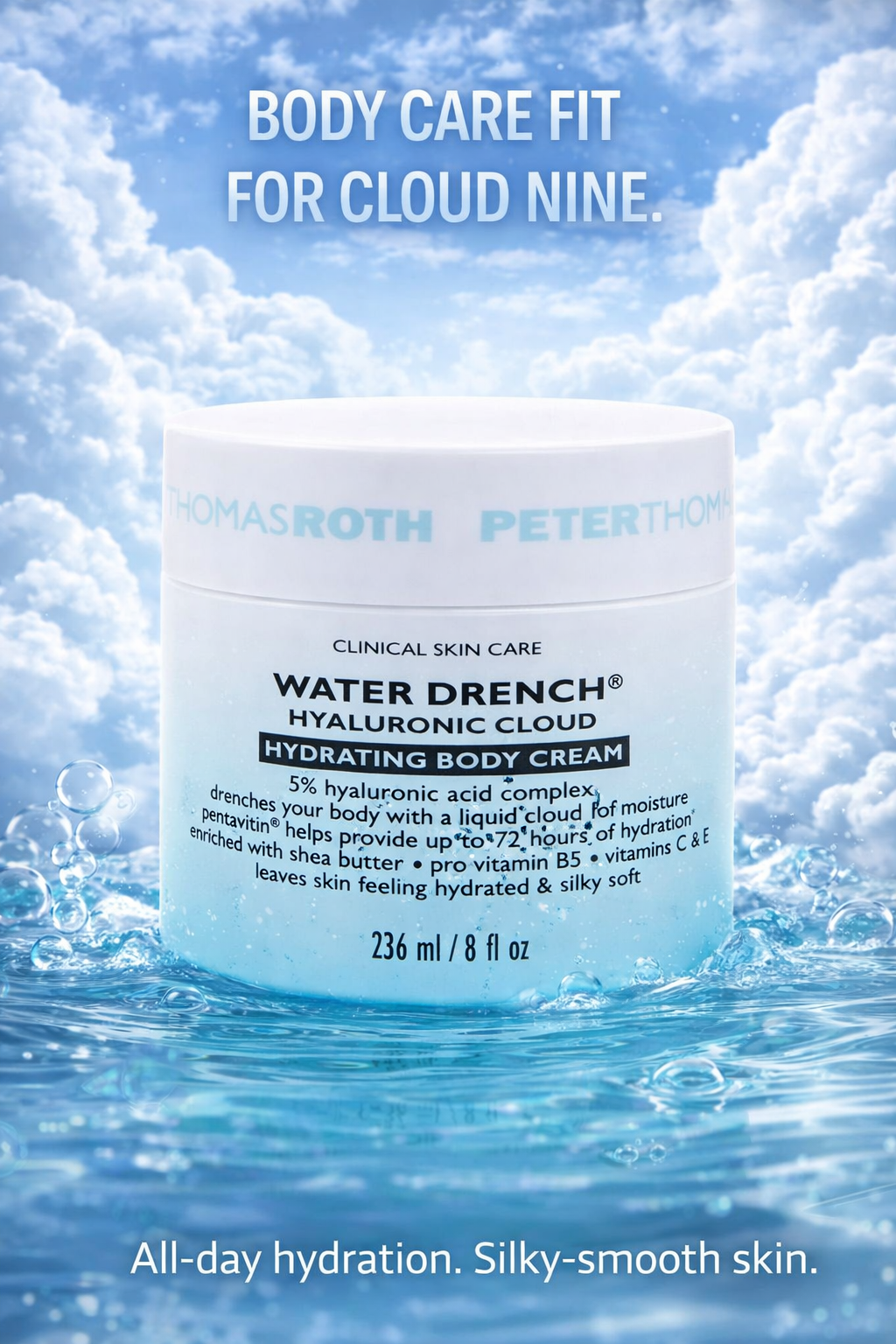 Peter Thomas Roth women Water Drench Hyaluronic Cloud Hydrating Body Cream
